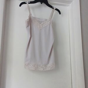 Lacy White Susan Graver Tank-Top